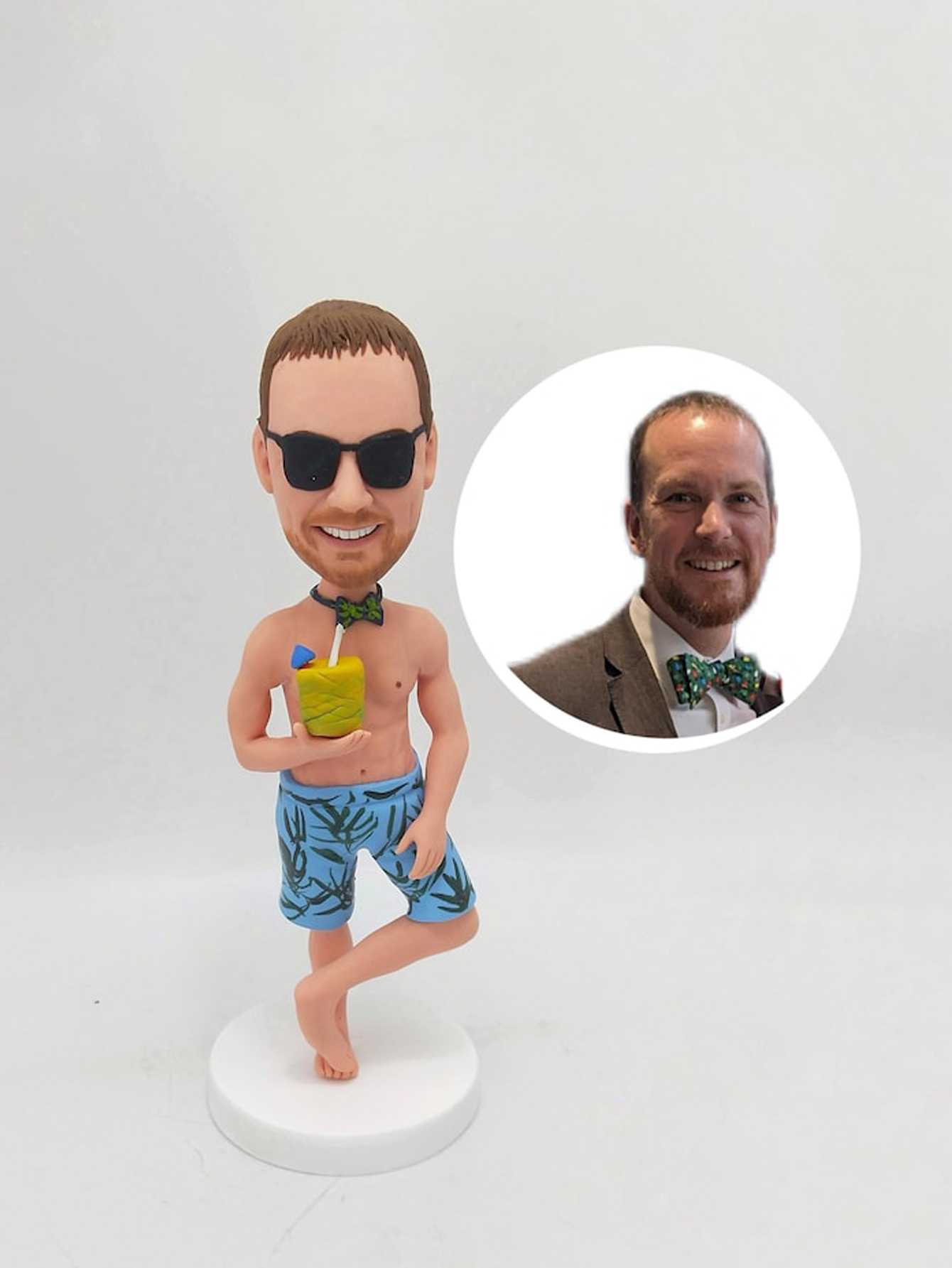 Custom Men's Bobblehead Dolls, Custom Travel Figurines